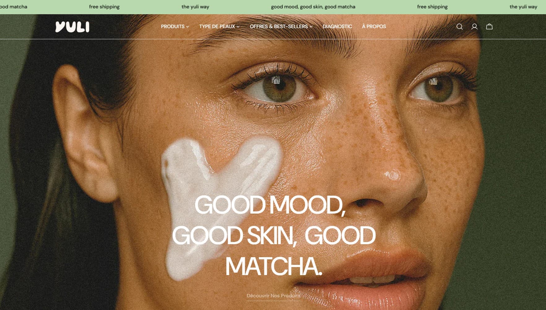 Yuli-Skincare — E-commerce (en cours)